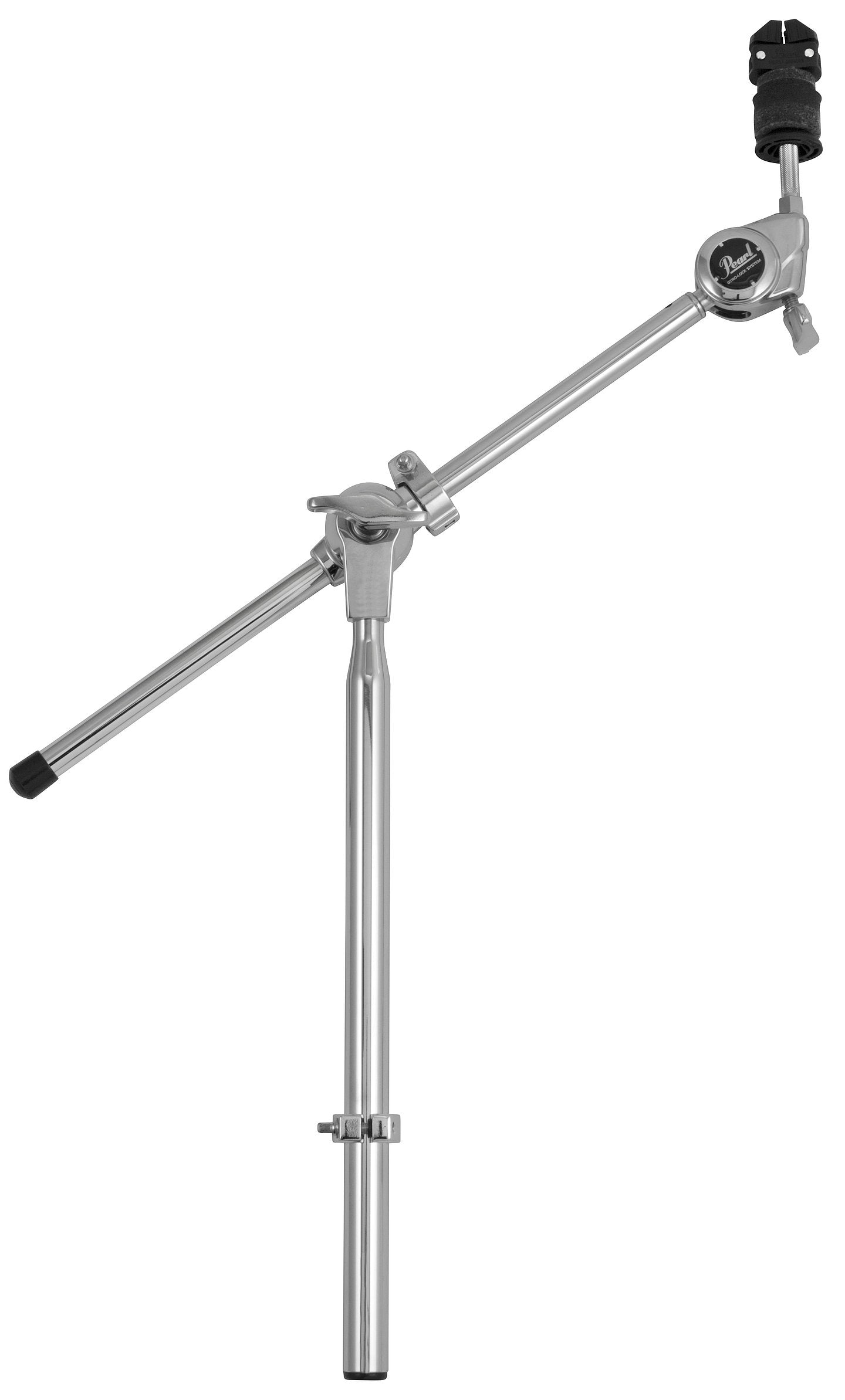 Pearl CH1030B Premium Boom Cymbal Holder with Gyro-Lock Omni-Directional Tilter Quick-Release Wingloc Reversible Washers