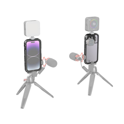 [CLEARANCE] SmallRig Mobile Phone Case Video Cage Kit with M-Mount Lens Plate for iP-14 Pro | 4075
