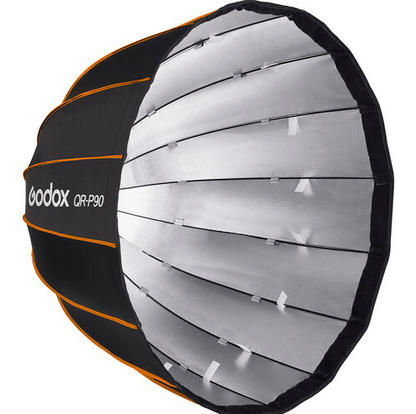 Godox QR-P90 90CM Deep Parabolic Quick Setup Bowens Mount Flash Speedlight Diffuser Reflector