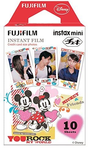 Fujifilm Instax Mickey and Friends 10 Sheets Film for Fujifilm Instax Mini Cameras