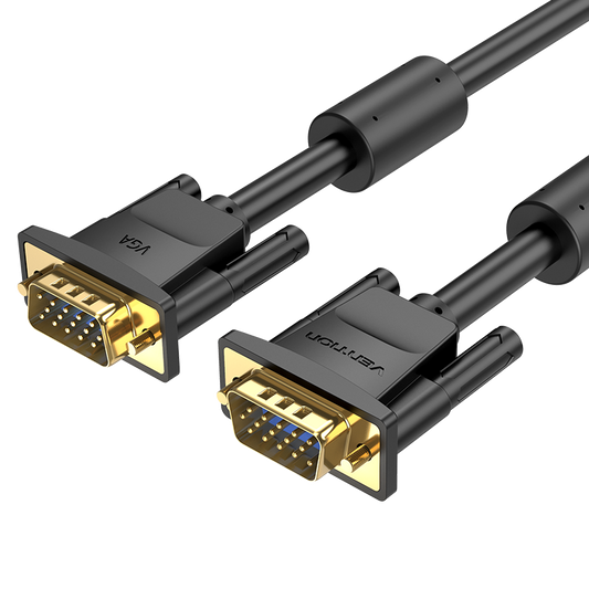 Vention 1080p VGA Cable (3+6) Male to Male Gold Plated (DAE) HD Video Connector for TV PC Projector