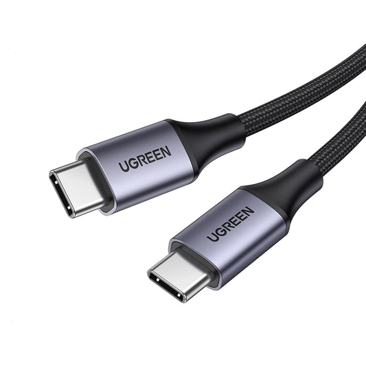 UGREEN 60W PD 3A USB Type C Male to Type C Male Quick Charge Cable with 480Mbps Data Transfer Speed, Type-C Computers to Smartphones Data Syncing (Available in 0.5M, 1M, 2M) | 50149 50150 50152