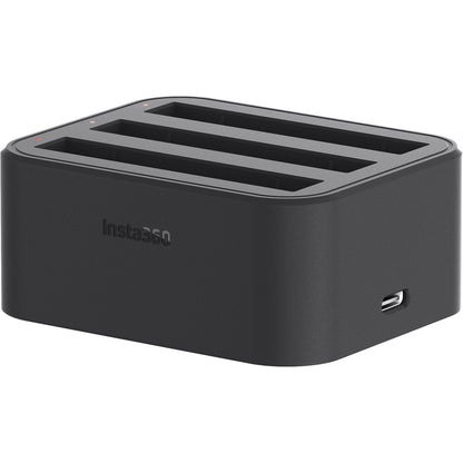 Insta360 3-Slot Fast Charging Hub for ONE X2 Battery Charger USB Type-C with LED Indicators