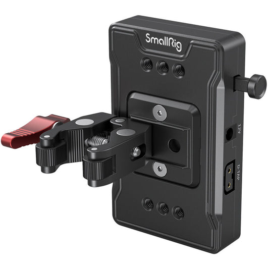 SmallRig V-Mount Battery Aluminum Adapter Plate with Super Clamp Mount (3497)