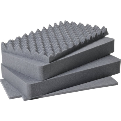 Pelican 1511 4 Piece Foam Set (1 Egg Crate, 2 Pick N Pluck, 1 Blank Bottom) Replacement for 1510 Carry On Hard Case