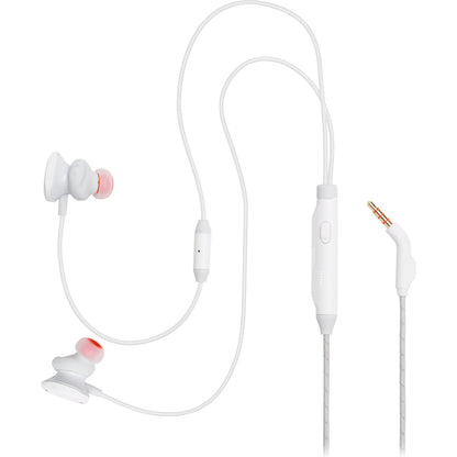 JBL Quantum 50 Wired In-Ear Gaming Headphones with Volume Slider and In-line Mic for Gaming Livestream