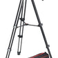 Manfrotto MVK500AM Fluid Drag Video Head Tripod and Carry Bag for Photography, Vlogging