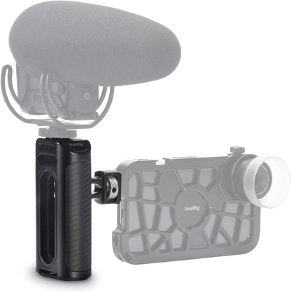 [CLEARANCE] SmallRig HSS2424 Side Handle for Phone Cage Smartphone Video Rig Aluminum with Cold Shoe and 1/4 Threads