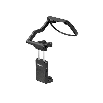 UlanzI ST-30 Phone Clip and Flip Mirror Kit with 360 Degree Rotation and Cold Shoe Mount for Photography | 3003
