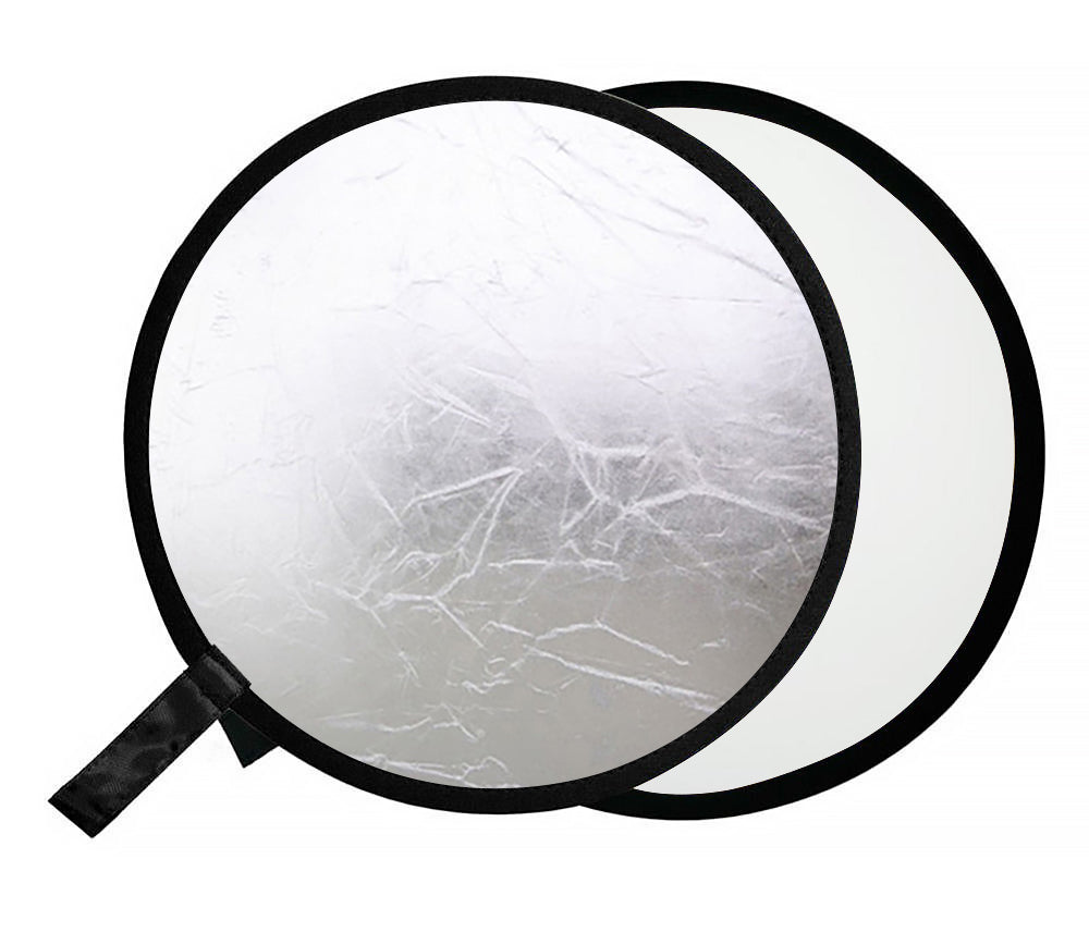 Godox RFT-02 80cm 2-in-1 Reflector Disc (White and Silver) Collapsible with Storage Bag for Studio Lighting Photography