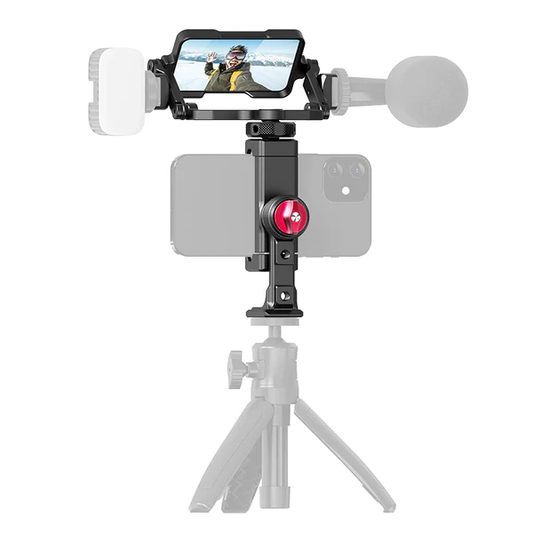 Ulanzi PT-14 Camera Flip Mirror & ST-27 Phone Tripod Mount Kit 360 Bracket Holder with Cold Shoe Mounts for Vlogging and Videography | 2881