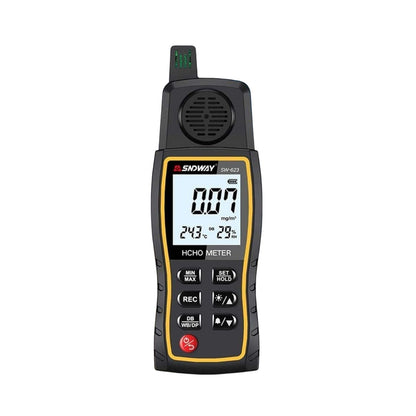 Sndway SW-623 Indoor Digital Formaldehyde Gas Concentration Meter HCHO Portable Detector with LCD Screen, Auto-backlight, Alarm Display and Sound