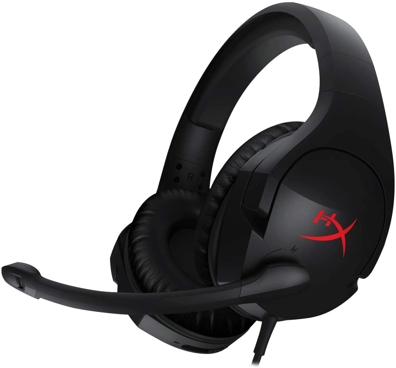 HyperX HX-HSCS-BK/AS Cloud Stinger Gaming Headset with Comfortable Foam, Swivel to Mute, Noise Cancellation for PC, Xbox One, PS4 and Mobile Devices