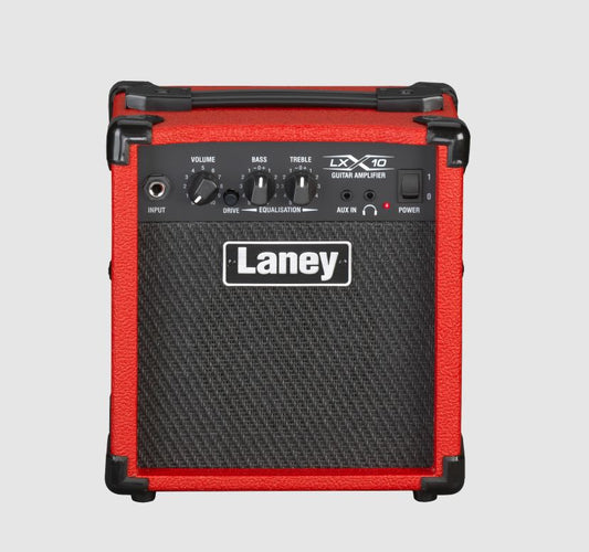 Laney LX10 Red 10 Watts RMS Guitar Combo Amplifier