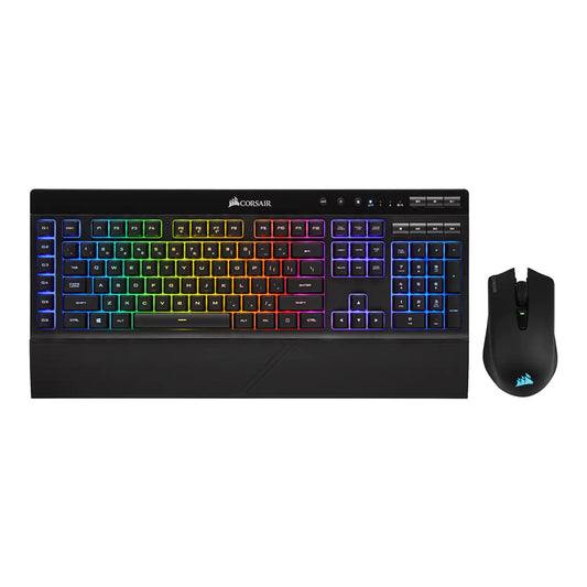 CORSAIR 2 in 1 Wireless Gaming Bundle with K57 Capellix RGB Gaming Keyboard with Rubber Domed Switches and Harpoon 10000 DPI RGB Gaming Mouse | CH-925C115-NA