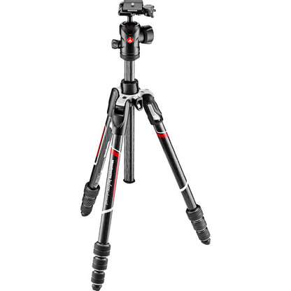 Manfrotto Befree Advanced Carbon Fiber Travel Tripod with 494 Ball Head Twist Locks, Black (MKBFRTC4-BH)