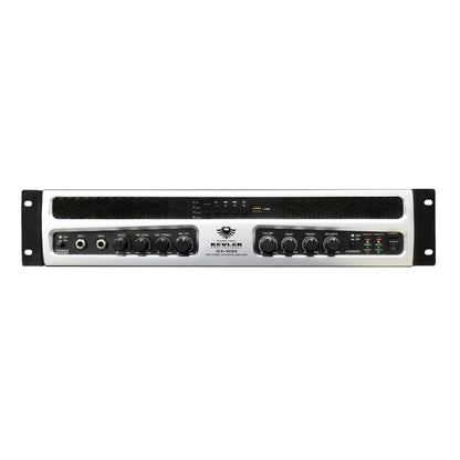 KEVLER GX-5000 1000W X2 High Power Integrated Amplifier with USB and Bluetooth Function, 2 Microphone / 2 AUX / Subwoofer I/O, LED Indicators, Mic Master Control and Speakon Terminal