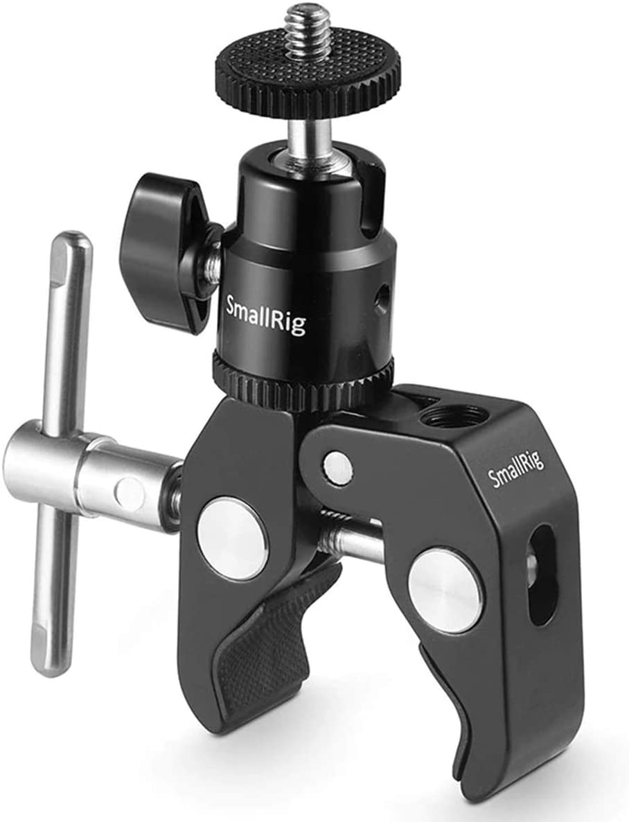 SmallRig Clamp Mount with 1/4″ Screw Ball Head Mount