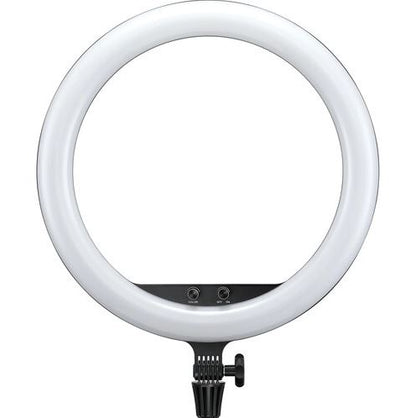 Godox LR150 Bi-Color 3000K-6000K 18-inch LED Ring Light for Youtube, Vlogging, etc. with Phone Holder 5 Cold Shoe Mount