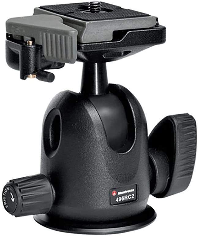 Manfrotto 496RC2 Compact Ball Head with 200PL-14 Quick Release Plate