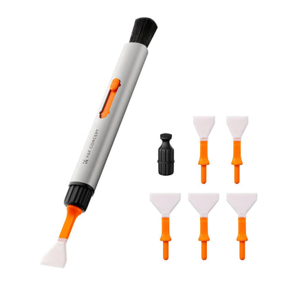 [CLEARANCE] K&F Concept Camera Lens Cleaning Pen Accessories with Fur Brush, Carbon Head, APS-C and Full-Frame Cleaning Swab | 1898