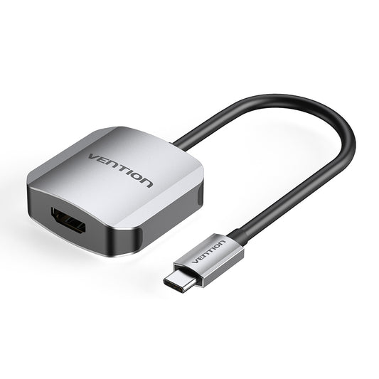 Vention USB-C to HDMI Converter Aluminum Alloy (Male to Female) 4K 30Hz with AG9310 Chip 0.15-Meters (TDEHB)