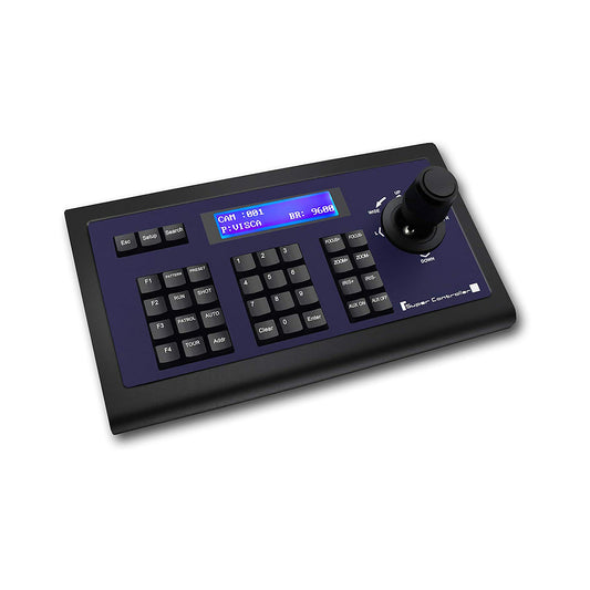 Tenveo KZ1 PTZ Camera Keyboard Controller with LCD Display, Joystick Operation, Pan / Tilt / Zoom Presets for Live Streaming, Video Conferences, Meetings