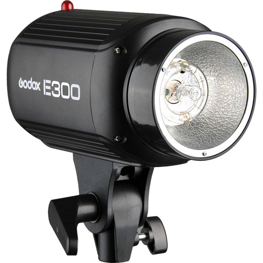 Godox E300 Studio Flash Head 300Ws Professional Photography Flash Light 5600K Color Temp with 150W Lamp 9 Levels Dimming