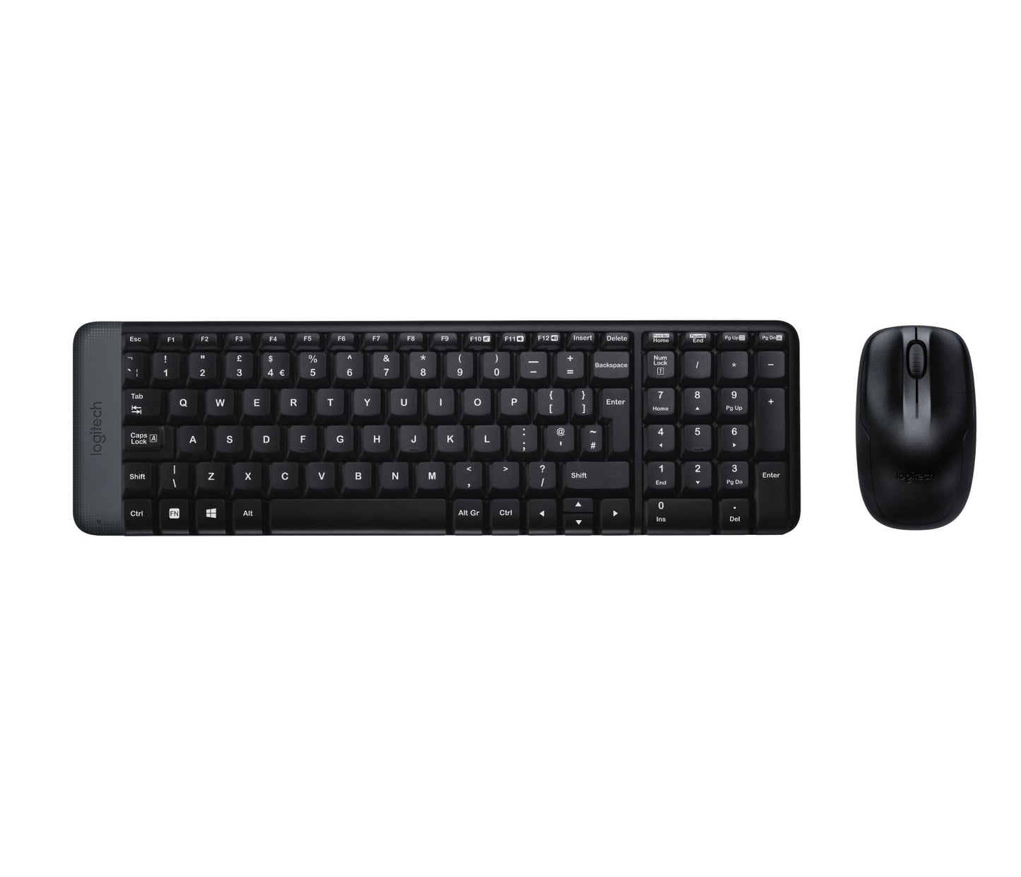 Logitech MK220 Advanced 2.4GHz Wireless Minimalist Keyboard and Mouse Combo with 10m Wireless Range USB Connection