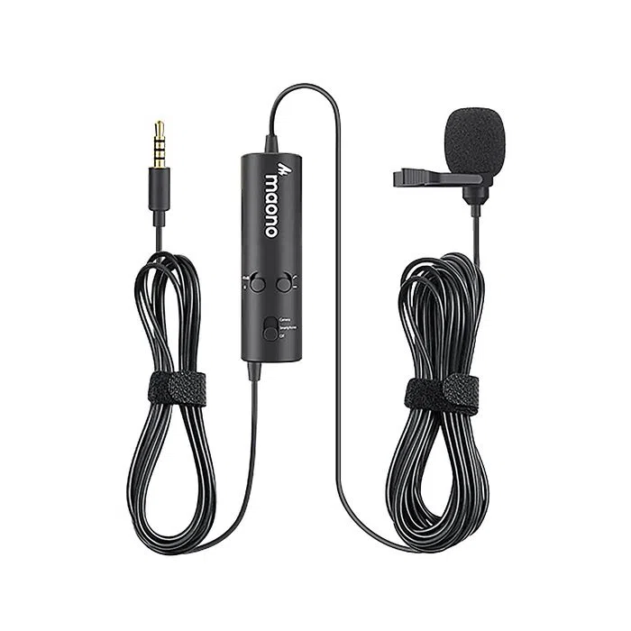 MAONO AU-100R Rechargeable Omnidirectional Lapel Microphone