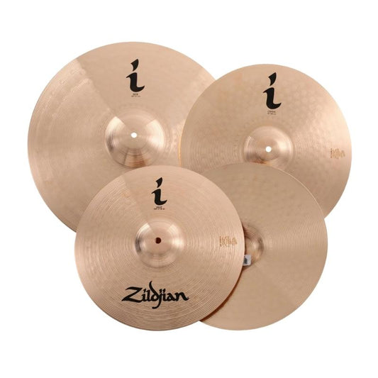Zildjian I Family Standard Gig Pack 3-piece Cymbal Set with 14" Hi-hats, 16" Crash, and 20" Ride | ILHSTD