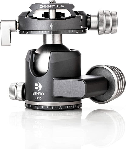 Benro GX30 Two Series Arca-Type Low Profile Lightweight Aluminium Dual Panning Ball Head