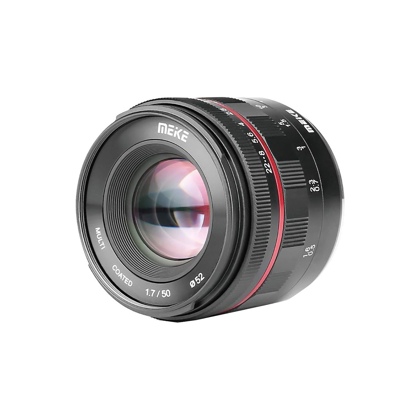 Meike 50mm f/1.7 Full Frame Prime Lens with Manual Focus Mode for Canon RF Mount Cameras EOSR5 EOSR6 EOS-R EOS-RP