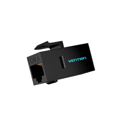 Vention CAT6 UTP Keystone Jack Ethernet LAN Cable Coupler for Home and Office Networking (Black, White) | IPG