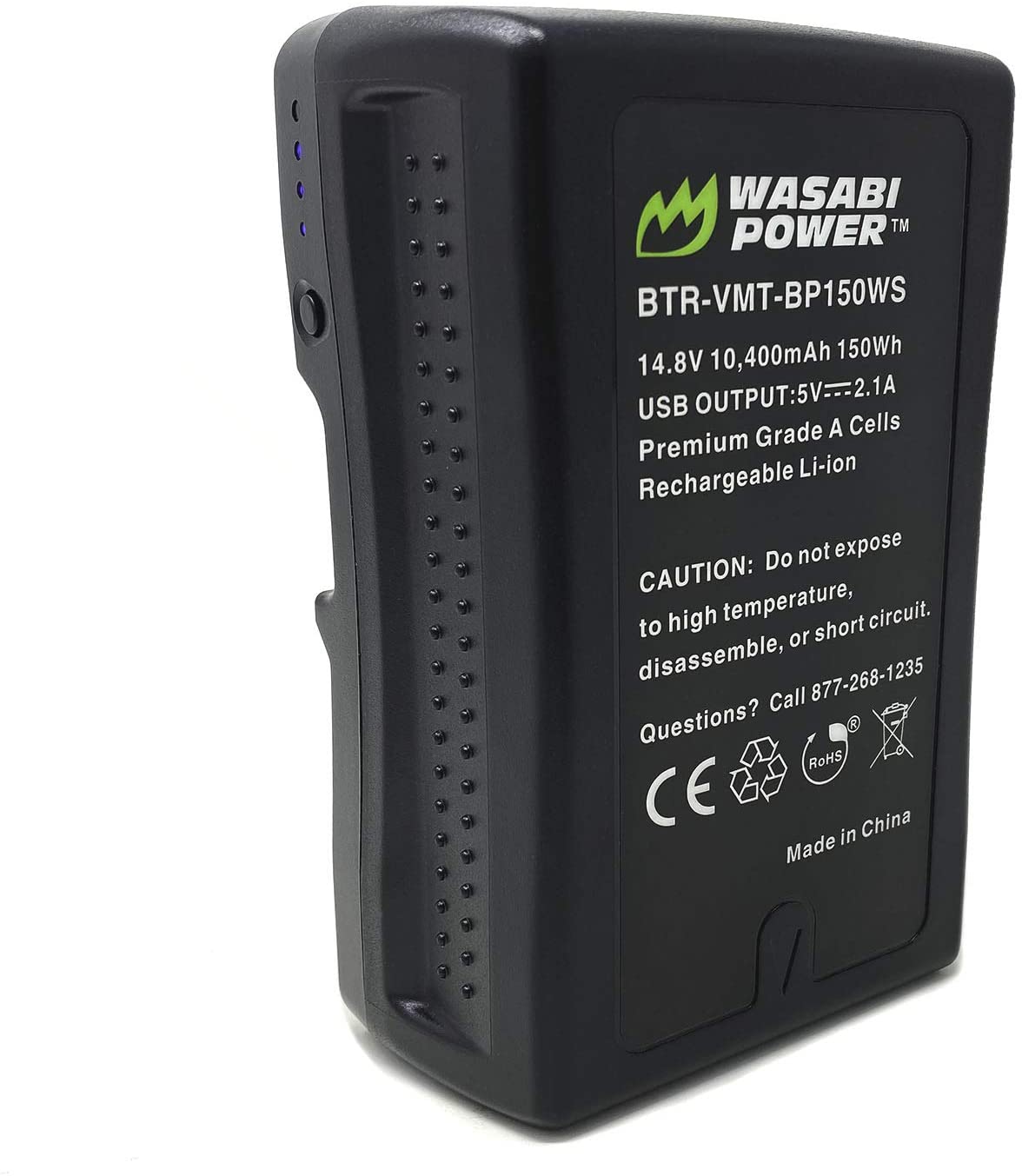 Wasabi Power V-Mount Battery (14.4V, 10400mAh, 150Wh)