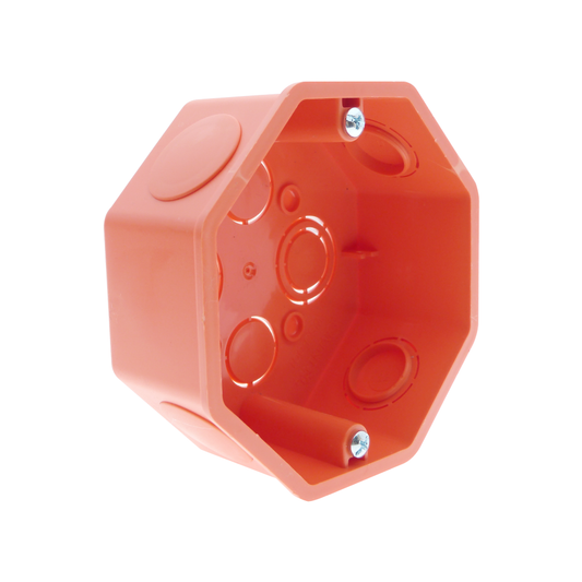 OMNI Surface Type PVC Junction Box Fire Retardant with Mounting Screw, Shock Resistant | WSJ-001
