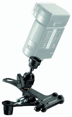 Manfrotto 175F-1 Justin Spring Clamp with Flash Shoe