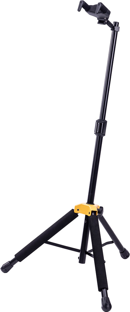 Hercules Stands GS415B PLUS Single Guitar Stand with Auto Grip System and Foldable Yoke