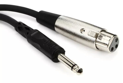 Hosa PXF-105 Unbalanced Interconnect Cable - XLR Female to 1/4-inch TS Male - 5 feet