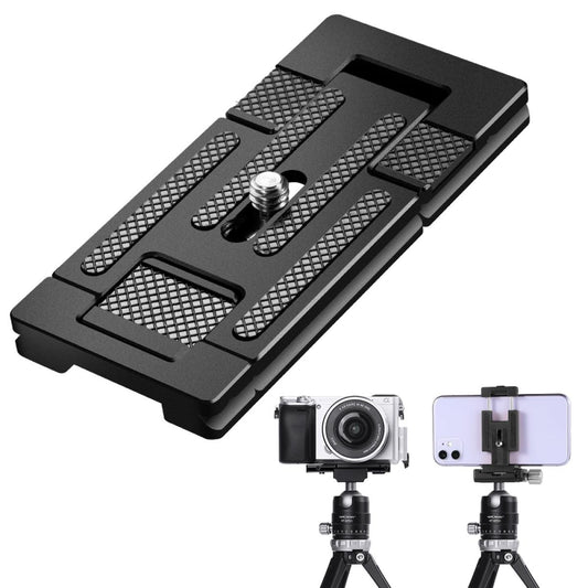 K&F Concept KF31-028 Arca Swiss Quick Release Plate for Camera and Smartphones, Black