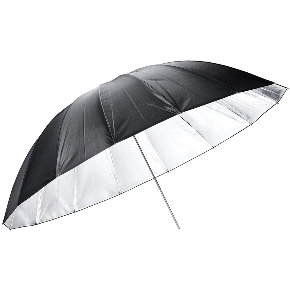 Godox UB-L3 150cm / 185cm Reflector Umbrella Black Exterior Silver Interior for Studio Flash Photography Snappy Contrast