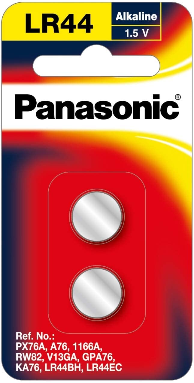 PANASONIC LR-44PT/2B Micro Alkaline Button Coin Battery