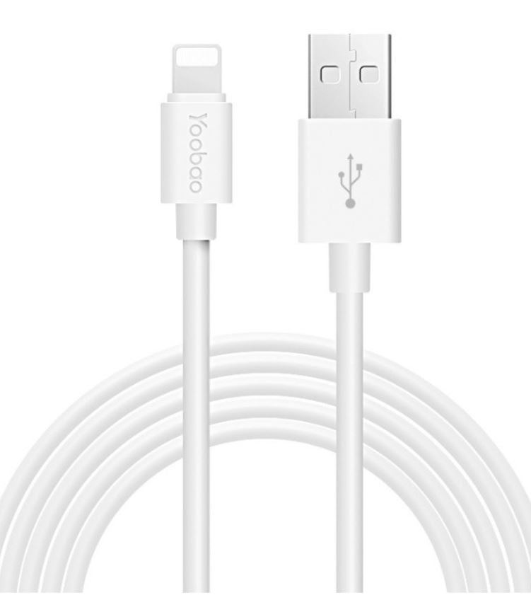 Yoobao Y-725A 2.1A Quick Intelligent Charger Set with 2m Cable Lightning, Type C, and Micro USB for Apple and Android Smartphones