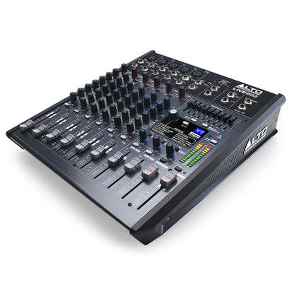 Alto Professional Live 802 8-Channel / 2-Bus Mixer with 5 XLR Inputs, USB Audio Port, 100 DSP Effects for DJ Audio Mixing Equipment