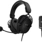 HyperX HX-HSCAS-BK/WW Cloud Alpha S - PC Gaming Headset, 7.1 Surround Sound, Noise Cancelling Microphone for PC, Xbox One and Mobile Devices