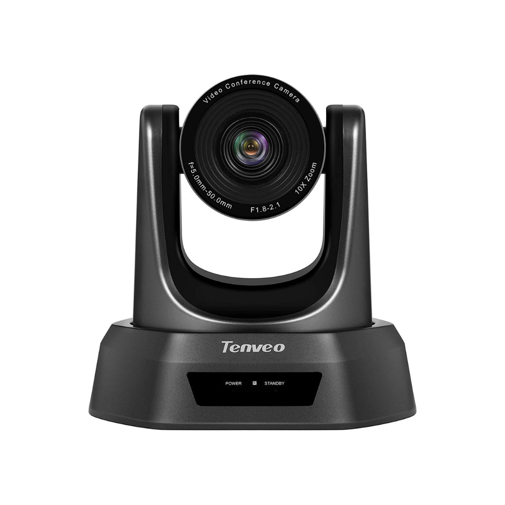 Tenveo TEVO-NV10U 1080P HD PTZ Video Conference Web Camera with USB 2.0 Video Output, 10X Optical Zoom, IR Remote Control, Pan, Tilt and Zoom Features