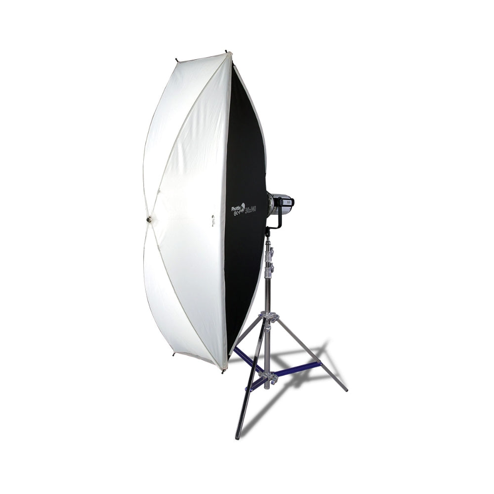 Phottix PH83727 G-Capsule 30 x 140cm EZ-Up Modifier Panoramic Rectangular Softbox with One Push Release Unlock Button, Heat-resistant Fabric Material and Bowens Mount for Photography
