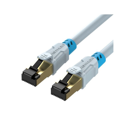 Vention CAT6 Ethernet Round Cable SSTP Patch 1000Mbps LAN Network Wire Cord for Internet Router PC Modem (Available in 0.75M, 1M, 1.5M, 2M, 3M, 5M, 10M, 15M)