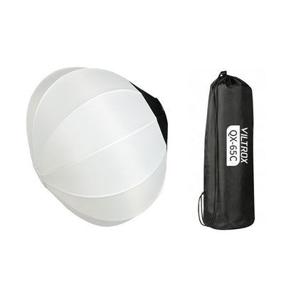 Viltrox Weeylite QX-65C 65cm Portable Quick Install Parabolic Lantern Softbox with Spherical Design and Carrying Bag for Bowens Mount Studio Strobe & LED Lights |  VP-65I