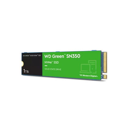 [CLEARANCE] Western Digital WD Green SN350 480GB M.2 NVMe SATA IIISSD Solid State Drive with 2.4GB/s Max Sequential Read Performance for PC Computer and Laptop | WDS480G2G0C